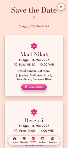 Acara Siram Mawar Persik