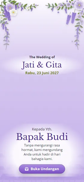 Sampul Barisan Lavender