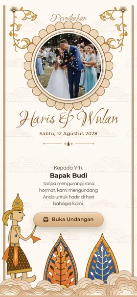 Sampul Mega Mendung Wayang