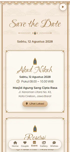 Acara Mega Mendung Wayang