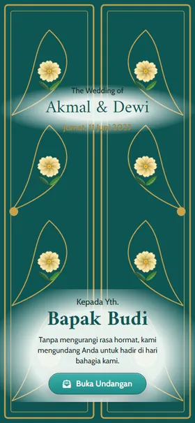 Sampul undangan Taman Firdaus