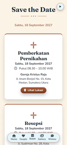 Acara Gereja Merpati