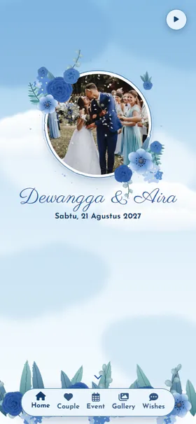 Hero Awan Hortensia Navy