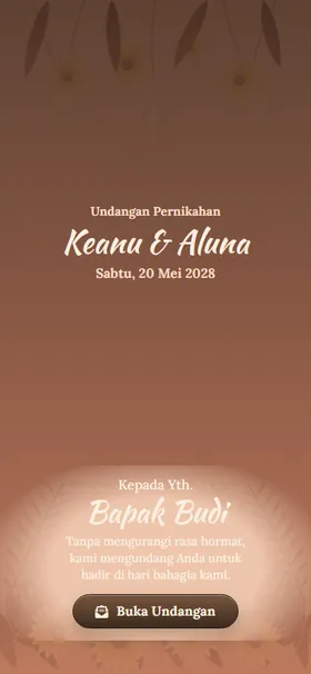 Sampul Fajar Persik Boho