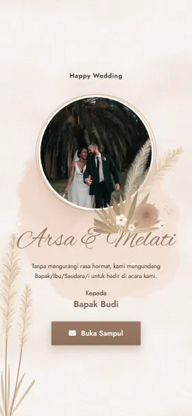 Sampul Boho Pampas Scrapbook