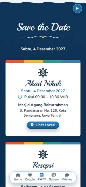Acara Dermaga Biru