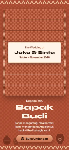 Sampul Anyaman Terakota