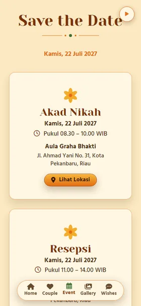 Acara Untaian Marigold