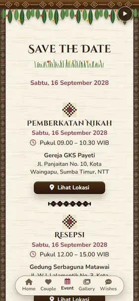 Acara Rumah Sumba Ikat