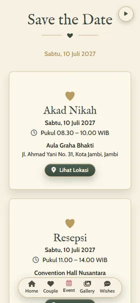 Acara Liontin Victoria
